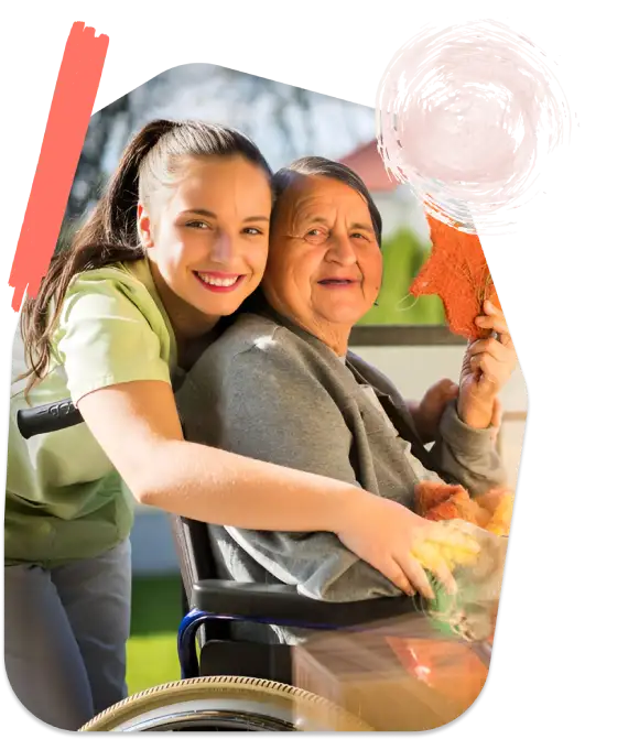 NDIS Services - A lady and Girl Smiling