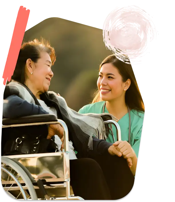 NDIS Services - A lady and Girl Smiling