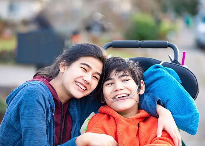 NDIS Services - Two Girls Smiling