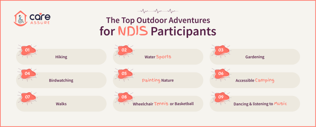 The top outdoor adventures for NDIS participants