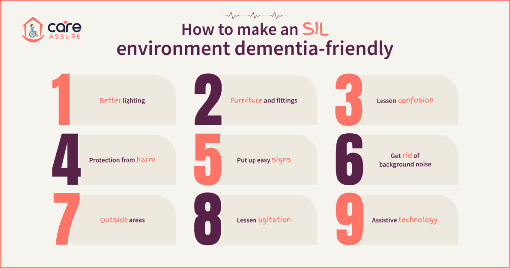 How to make an SIL environment dementia-friendly